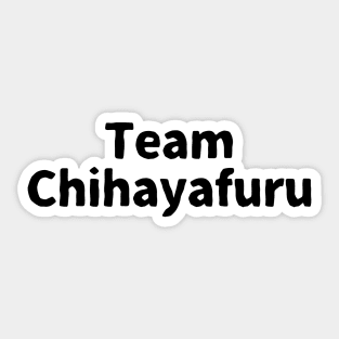 Team Chihayafuru (English) Sticker